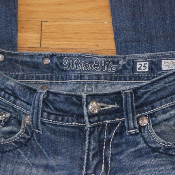 Miss me bejeweled boot cut denim jeans - Picture 2 of 7